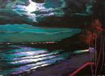 Porthminster beach - a moonlit night