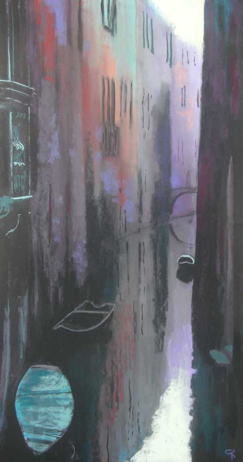 A narrow venetian backwater