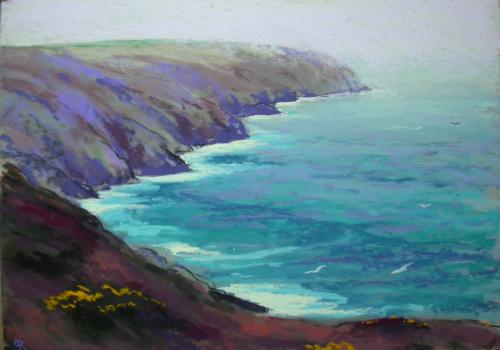 Cornish cliffs, near St Just
