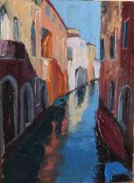 Sunshine & shadow in a side canal