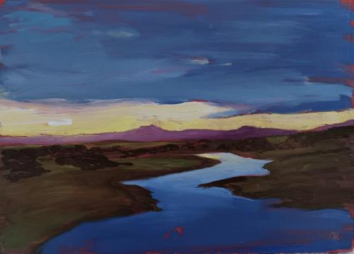 In the gloaming, towards Haytor